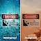 Signmission No Trespassing Steep Grade Danger Sign, Plastic, 10in W x 7in L, 2PK OS-2PACK-DS-P-710-L-1785 - alternate 6